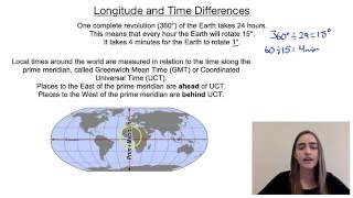 Longitude and Time Differences [upl. by Llerrac]