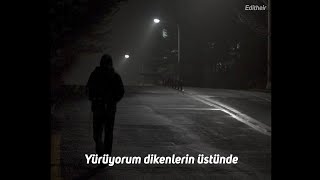 Batuhan Yağız  Yürüyorum Dikenlerin Üstünde Lyrics [upl. by Solahcin]