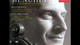 Yehudi Menuhin Beethoven Violin Concerto in D major Op61 [upl. by Nesilla639]