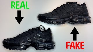 REAL VS FAKE NIKE AIR MAX PLUS  TUNED 1  TN SNEAKERS COMPARISON [upl. by Ayam635]