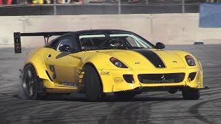 Federico Sceriffos Ferrari 599 Formula Drift 2018 Car LOUD Supercharged 60 V12 Sounds [upl. by Deedee948]