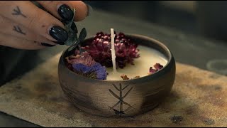 Making a magic candle from soy wax  How to make scented candles  Candle making basics  Craft DIY [upl. by Toshiko269]