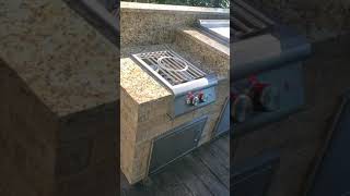 Blaze Outdoor Griddle in Outdoor kitchen [upl. by Miller788]