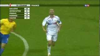 zidane il va marquer performance match France  Brésil 2006 [upl. by Nosrej]