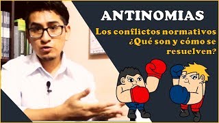 LAS ANTINOMIAS  Introducción al Derecho  9 [upl. by Ylil]