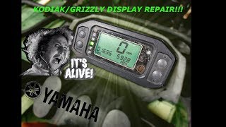 Yamaha Digital display repair GrizzlyKodiak ATV [upl. by Leunas]