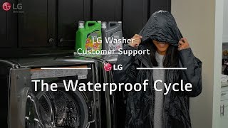 LG Washer  The Waterproof Cycle [upl. by Ahsinet847]