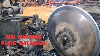 heavy palte taper process on manual lathe machine [upl. by Narcissus]