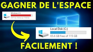 COMMENT LIBÉRER DE LESPACE DISQUE DUR SUR SON PC  WINDOWS 10 11 81 8 7 ET XP [upl. by Fons13]