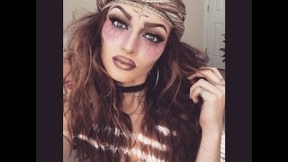 Fortune Teller Makeup Tutorial Inspired by Nichole Guerriero [upl. by Aissat]