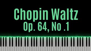 Chopin Waltz Op 64 No 1 [upl. by Ahsyekat]