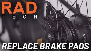 Replace Tektro Aries Brake Pads  Rad Tech [upl. by Riffle]