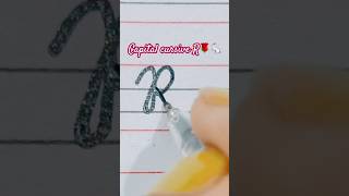 How to make cursive R how to write cursive R letter how to make cursive Rhow to make capital R [upl. by Tristram827]