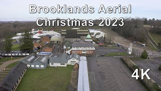 Brooklands Museum as seen from above Christmas 2023 [upl. by Imoyn]