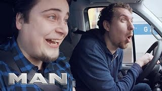 MAN TGE Truck Horn Prank  MAN Truck amp Bus [upl. by Ratcliffe]