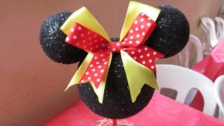 DIY  Centro de Mesa Minnie [upl. by Narib]