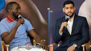 FULL PRESSER  TERENCE CRAWFORD VS AMIR KHAN NEW YORK PRESS CONFERENCE amp FACE OFF [upl. by Oderf]