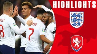 England 50 Czech Republic  England Off To Dream Start  Euro 2020 Qualifiers  England [upl. by Klarika]