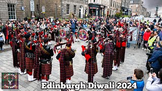 Glencorse Pipe Band  Edinburgh Diwali 2024 [upl. by Attem]