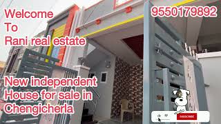 SR078 New independent house for sale in Chengicherla near to 100 feet road 100 sqyrds [upl. by Aleris3]