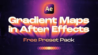 Gradient Maps in After Effects  Free Colorama Preset Pack [upl. by Isadore345]