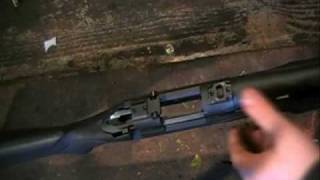 Remington 700 SPS Varmint bedding the rifle action part 89 [upl. by Sirron]