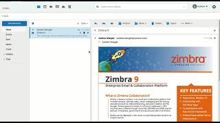 Zimbra 9s Modern UI Updates [upl. by Triley]