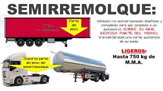 2 Remolques y Semirremolques DIFERENCIAS [upl. by Ahsinom]