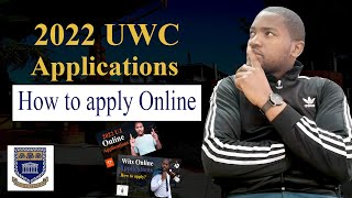 2022 UWC Applications  How to apply at the University of Western Cape online [upl. by Keir]