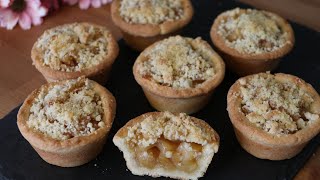 Apple pie tarts🍎 Mini apple pieEasy dessert to make [upl. by Iniffit154]