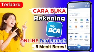 Cara membuat Rekening BCA Online Terbaru Aplikasi MyBCA  Buka Rekening BCA Online Mobile Banking [upl. by May637]