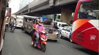 Jeepney Ride In Manila [upl. by Akeem]