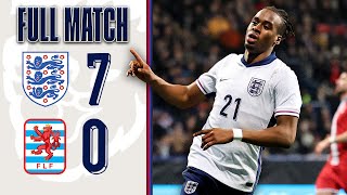 FULL MATCH  England U21 70 Luxembourg U21  UEFA EURO U21 Qualification  Group F  England [upl. by Burta933]