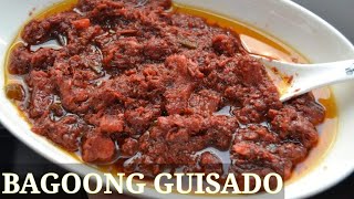 GINISANG BAGOONG ALAMANG RECIPE [upl. by Ted812]