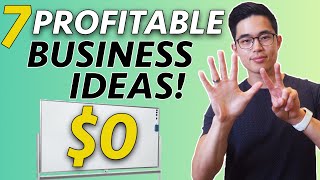 7 TOP Business Ideas You Can Start With NO MONEY [upl. by Rainah365]