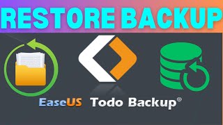 How to restore easeus todo backup  Easeus todo backup image  Restoring a File From EaseUS Todo [upl. by Jain]