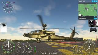 MSFS AH64 APACHE MSCENERY legendarny nad Warszawą EPWAEPBC [upl. by Dickey164]