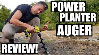 Power Planter Hand Held Garden Auger Review [upl. by Sevart]