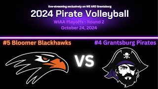 Volleyball 5 Bloomer at 4 Grantsburg [upl. by Blanca]