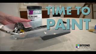 BEYOND PAINT  One Quart Kitchen Cabinet  DIY  All In One Paint [upl. by Marni]