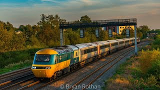 A farewell to Cross Country HSTs in Derbyshire [upl. by Piers]