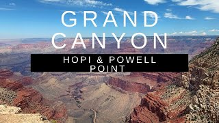 Grand Canyon Rim Trail Hopi Point to Powell Point to Maricopa Point [upl. by Youngman256]