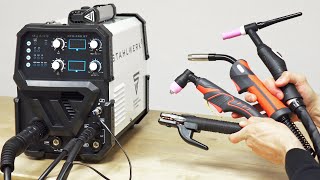 4 in 1 Multi Welder Plasma Cutter MIG TIG MMA STAHLWERK CTM250 ST  Unboxing and Test [upl. by Inger55]