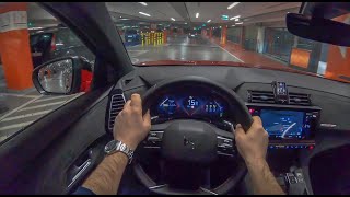 DS 7 Crossback Night  4K POV Test Drive 182 Joe Black [upl. by Naldo]