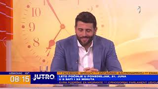 JUTRO  Rasprava u studiju Prva Zoran Lutovac i Aleksandar Šapić  PRVA [upl. by Onaicul238]