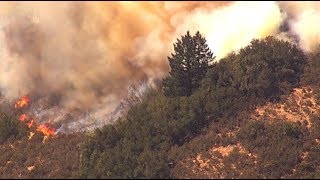 California wildfire prompts mandatory evacuations – WATCH LIVE [upl. by Weiler]