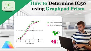 How to easily calculate the IC50 of a drug using Graphpad Prism IC50 drug pharmacology graphpad [upl. by Line842]