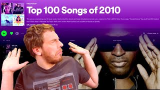 Top 100 Most Popular Songs of 2010 Ranked Worst to Best Part 2 501 [upl. by Ennayhc]