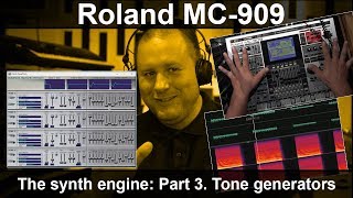 Roland MC909 groovebox Part 3 Tone generators [upl. by Bernardine]