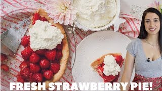 Fresh Strawberry Pie Recipe [upl. by Tibbetts]